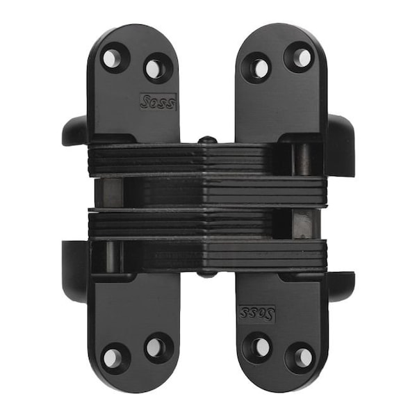 Universal Industrial Soss 1-1/8" x 4-5/8" Heavy Duty Invisible Hinge for 1-3/4" Doors Lacquered Oil Rubbed Bronze Finish 218US10BL - main